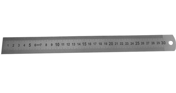 Stalen liniaal RVS 200x13x0.5mm MIB Messzeuge