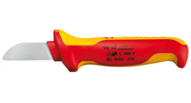  Kabelmes recht 180 mm VDE Knipex
