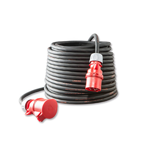 Keraf Verlengkabel CEE 16A 5p 10 m 5x2,5 mm² H07RN-F-105300