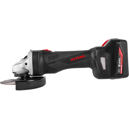 Keyang DG18BL Haakse Slijper 18V 5,0Ah 125S
