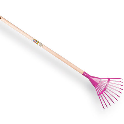 Kinderbladhark purper met getailleerde steel