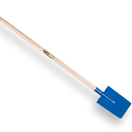 Kinderspade blauw met getailleerde steel