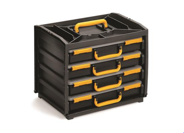 Raaco Assortimentsdoos Handybox met 4 vakkendozen