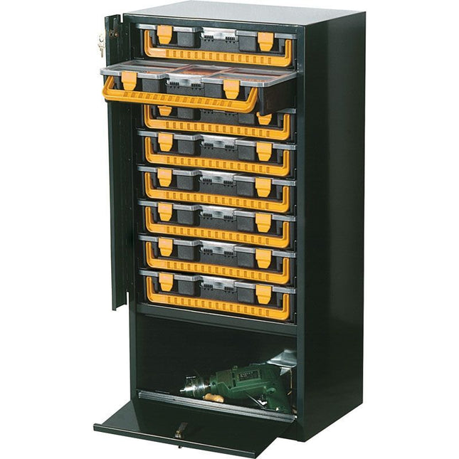 Kofferkast met 8 onderdeelkoffers- 201510