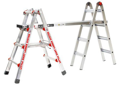 Little Giant telescopische werkburg Aluminium 33 x 244-396cm