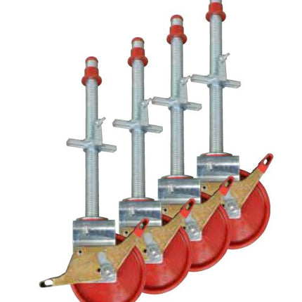Little Jumbo Steigerwiel met spindel 4 stuks -411400204
