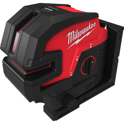 Milwaukee M12 CLL4P-0C kruislijnlaser groen- 4 lood punten- 4933479202