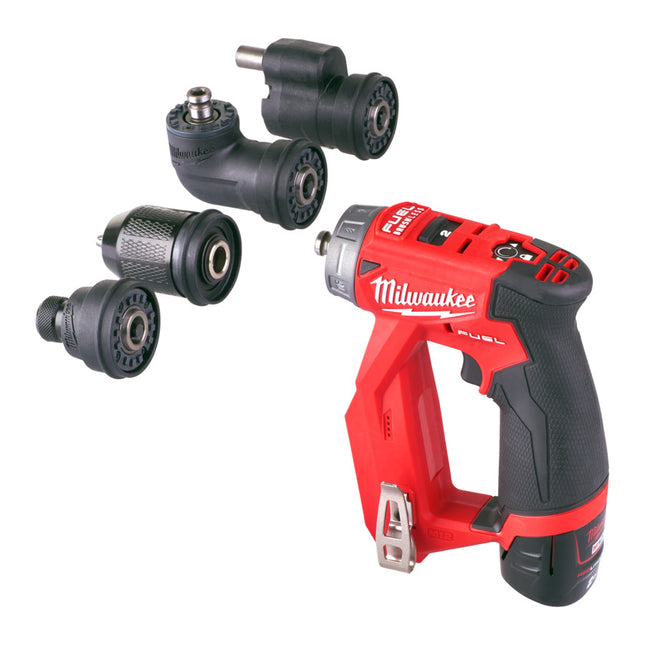 Milwaukee M12 FDDX-202X FUEL installatieboormachine met verwisselbare koppen