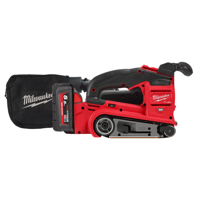 Milwaukee M18 FBTS75-552X 18V Li-Ion Accu Bandschuurmachine-4933479615