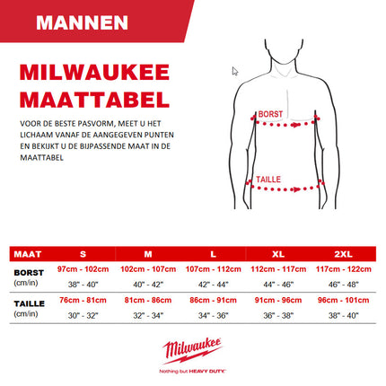 Milwaukee USB Oplaadbare Verwarmde Workskin