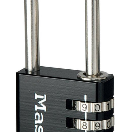 MasterLock Hangslot, 40mm, alu, 4 cijfers, zwart