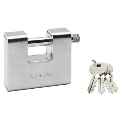 MasterLock Hangslot, 80mm, hardstalen pin