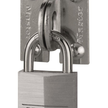 MasterLock Set 2 haakse ogen 60r+Hangslot 9140EURD