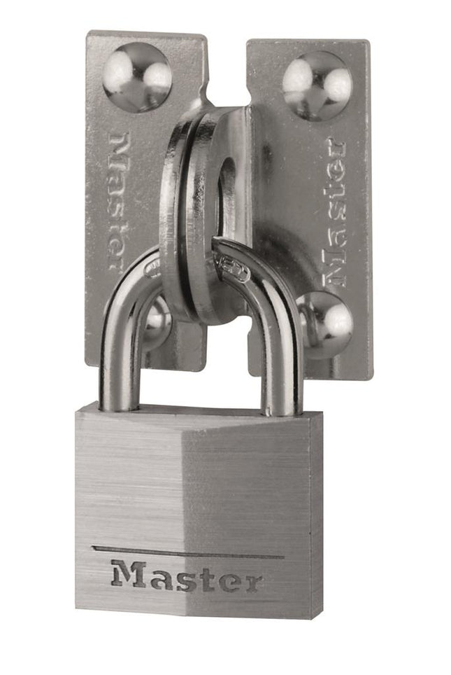 MasterLock Set 2 haakse ogen 60r+Hangslot 9140EURD