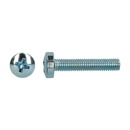 Metaalschroef Din 7985H M 8x30 Zn (200st)