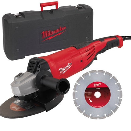 Milwaukee AG22-230 E D-set Haakse slijpmachine Diamantset