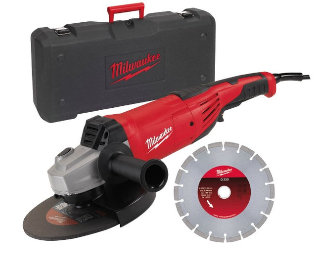 Milwaukee AG22-230 E D-set Haakse slijpmachine Diamantset