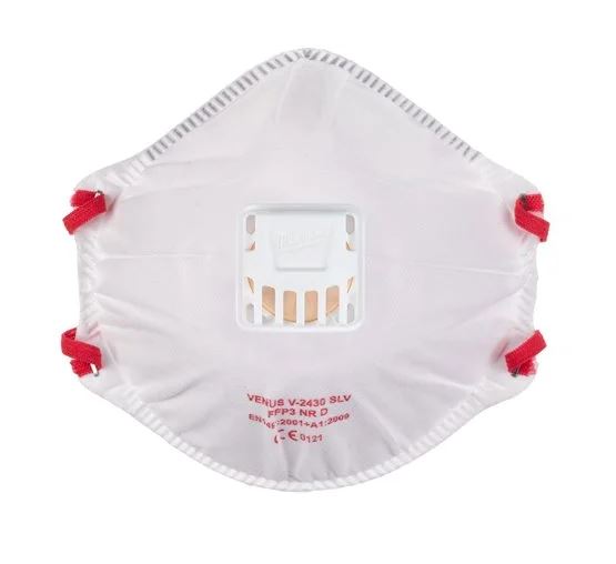 Milwaukee FFP3 opvouwbaar stofmasker met ventiel 10 stuks