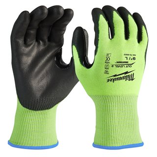 Milwaukee Hi-vis Werkhandschoenen 2B