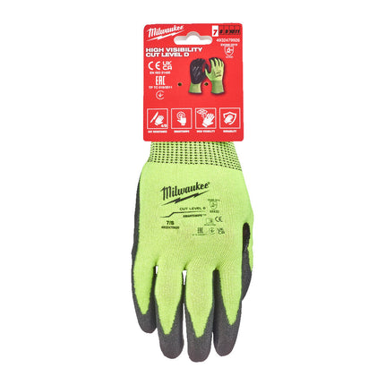 Milwaukee Hi-vis Werkhandschoenen 4/D