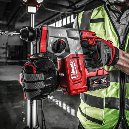 Milwaukee M18 BLH-0 SDS-plus hamer koolborstelloze 4-standen