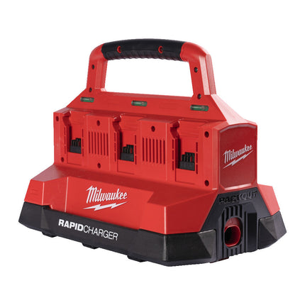 Milwaukee M18 PC6 Snellader voor 6 accu's Packout- 4932480162