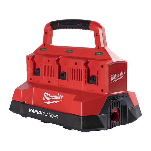Milwaukee M18 PC6 Snellader voor 6 accu's Packout- 4932480162