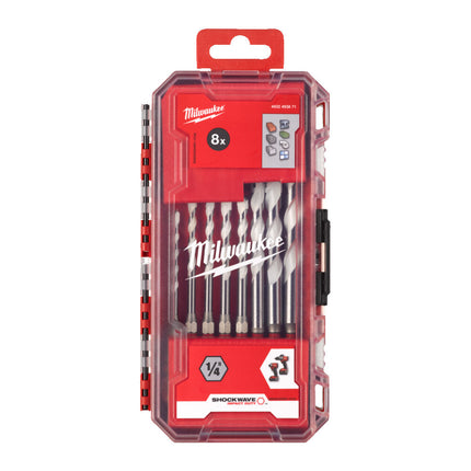 Milwaukee Multimatriaal borenset 8-delig Shockwave