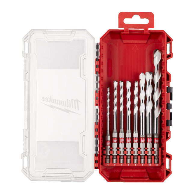 Milwaukee Multimatriaal borenset 8-delig Shockwave