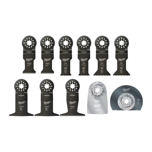 Milwaukee Multitool bladenset Smartlock 11-delig- 48906090