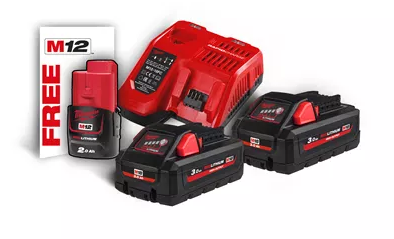Milwaukee M18HNRG-302 NRG kit High output 3.0Ah accu pakket