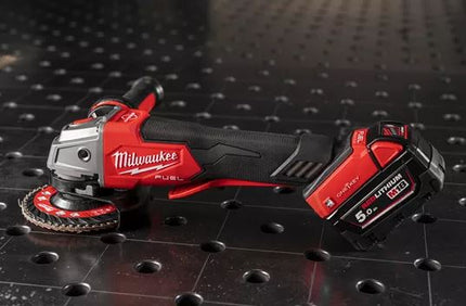Milwaukee M18 ONEFSAG125XPDB-502X Haakse slijper 125mm peddelschakelaar ONE-KEY