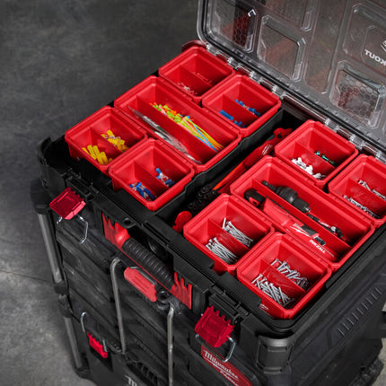 Milwaukee PACKOUT Bakjes 10x10 cm (2 stuks)- 4932480698