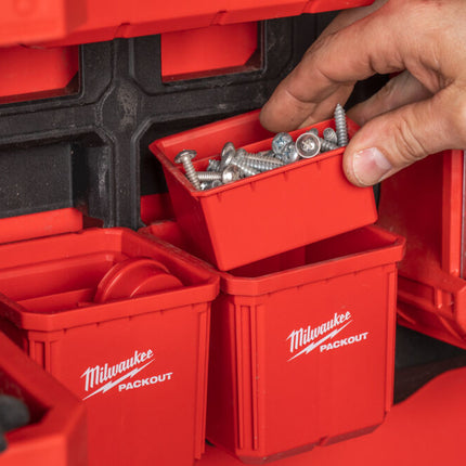 Milwaukee PACKOUT Bakjes 10x10 cm (2 stuks)- 4932480698