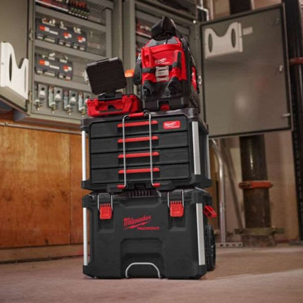 Milwaukee PACKOUT Gereedschapskoffer met vier lades
