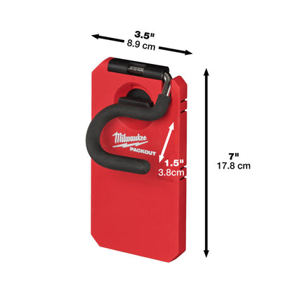 Milwaukee PACKOUT Grote S opberghaak- 4932480703