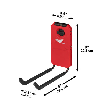 Milwaukee PACKOUT Rechte Opberghaken- 4932480700