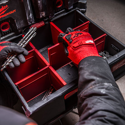 Milwaukee PACKOUT gereedschapskoffer met twee lades