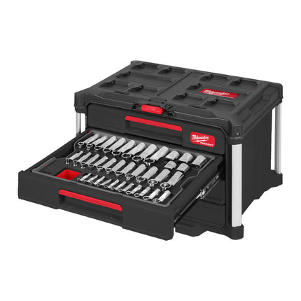 Milwaukee PACKOUT ratel en doppensets 244-delig - 4932501864