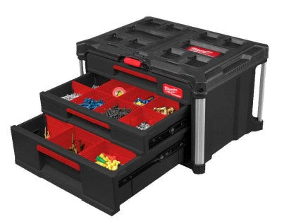 Milwaukee PACKOUT Gereedschapskoffer met 2+1 lades- 4932493190