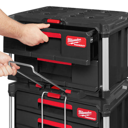 Milwaukee PACKOUT gereedschapskoffer met twee lades