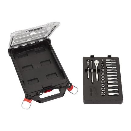 Milwaukee Ratel doppenset 1-4” in packout (28-delig)- 4932478812