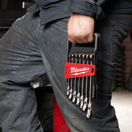 Milwaukee Ratelsleutel flexibele kop Maxbite 7delig- 4932478557