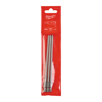 Milwaukee Schroefbit PH2 148mm (3 stuks)- 4932459393