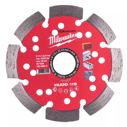 Milwaukee Diamantschijf 115mm Speedcross HUDD