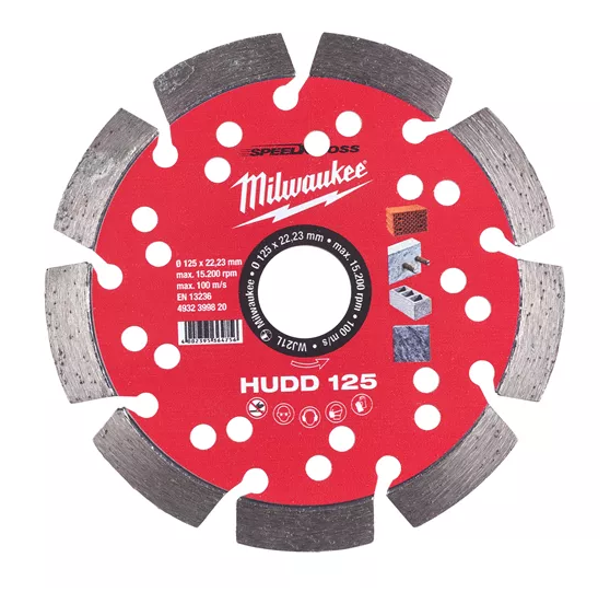 Milwaukee Diamantschijf 125mm Speedcross HUDD
