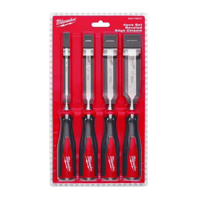 Milwaukee Steekbeitel Set (4-delig)- 4932479897