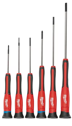 Milwaukee Precisie schroevendraaier 6 stuks - 4932471869