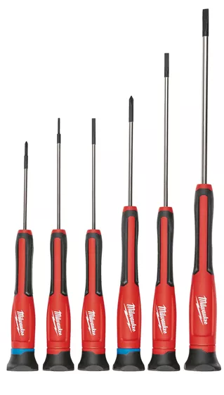Milwaukee Precisie schroevendraaier 6 stuks - 4932471869