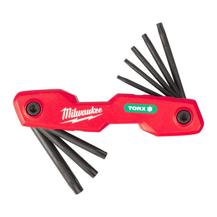 Milwaukee Torxsleutelset vouwbaar (8-delig)-4932480979
